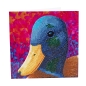 Preview: Craft Buddy CCK-A114 Crystal Art Card 18 x 18 cm Delightful Duck