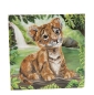 Preview: Craft Buddy CCK-A123 Crystal Art Card 18 x 18 cm Tiger Cub