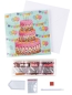 Preview: Craft Buddy CCK-A124 Crystal Art Card 18 x 18 cm Cake