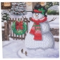 Preview: Craft Buddy CCK-XM140 Crystal Art Card 18 x 18 cm Smiling Snowman