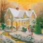 Preview: Craft Buddy CAK-A190M Crystal Art Kit 30 x 30 cm Snowy Cottage