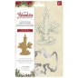 Preview: Crafters Companion Poinsetta Perfection Candlelight Christmas Stamp and Die