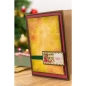 Preview: Crafters Companion Poinsetta Perfection 3D Embossing Folder Festive Frame