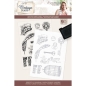 Preview: Crafters Companion Clear Stamp Transparenter Stempel Vintage Diary Perfectly Parisian