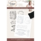 Preview: Crafters Companion Clear Stamp Transparenter Stempel Vintage Diary Exquisite Embellishments