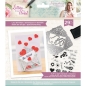 Preview: Crafters Companion Stamp and Die Stempel und Stanzschablone Letters from The Heart Lace Envelope