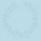 Preview: Crafters Companion Embossing Folder Farmhouse Foliage Wreath