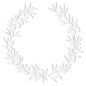 Preview: Crafters Companion Embossing Folder Farmhouse Foliage Wreath