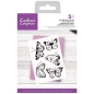 Preview: Crafters Companion Clear Stamps Stempel Butterflies in Flight