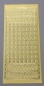 Preview: Reddy Stickerbogen 10 x 23 cm Weihnachtsrahmen Baum 2 gold
