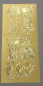 Preview: Reddy Stickerbogen 10 x 23 cm Indianerdorf gold