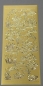 Preview: Reddy Stickerbogen 10 x 23 cm Landende Enten gold