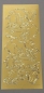 Preview: Reddy Stickerbogen 10 x 23 cm Pinguine und Eisberg gold