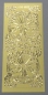 Preview: Reddy Stickerbogen 10 x 23 cm Vögel mit Blumen gold