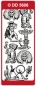 Preview: Reddy Stickerbogen 10 x 23 cm Indianerdorf gold