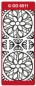 Preview: Match-It Sticker Tulpen mandala gold