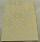 Preview: Reddy Cards Deko-Karton "Barock" karamel, gold-laminiert