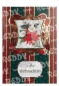 Preview: DeLuxe Kartenset für 4 Karten mit floralen Weihnachtsmotiven