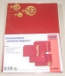 Preview: Reddy Cards DeLuxe Doppelkarten-Set gold-laminiert, bordeaux