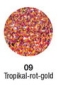 Preview: Glitzerflitter 100 ml Tropikal rot-gold