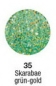 Preview: Glitzerflitter 100 ml Skarabae grün-gold