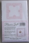 Preview: Kartenaufleger Set zu je 8 Blumentütchen und Rahmen rosa