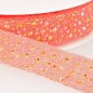 Preview: Thermoadhesive Bubbles Trim 22 mm breit pro Meter orange