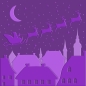 Preview: Gemini 3D Embossing Folder Prägeschablone Night Before Christmas