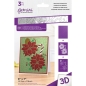Preview: Gemini 3D Embossing Folder & Stencil Prägeschablone & Stencil Precious Poinsettas