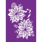 Preview: Gemini 3D Embossing Folder & Stencil Prägeschablone & Stencil Precious Poinsettas