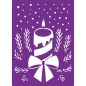 Preview: Gemini 3D Embossing Folder & Stencil Prägeschablone & Stencil Festive Candles