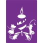 Preview: Gemini 3D Embossing Folder & Stencil Prägeschablone & Stencil Festive Candles