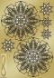 Preview: URSUS 3D Glittersterne Estelle gold