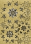 Preview: URSUS 3D Glittersterne Estelle gold