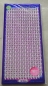 Preview: Le Suh Glitzer / Flitter Blätter Purple / Silber