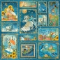Preview: Graphic 45 Stars Aligned 12 x 12 Inch Paper Doppelseitig bedruckter Bogen in 30,5 x 30,5 cm - Kopie