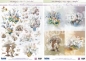 Preview: 3D Stanzbogenset W. Haenraets 4 Blumenbilder 2