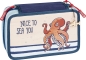 Preview: BRUNNEN Schüler-Etui 3 Reißverschlüsse Happy Ocean