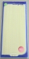 Preview: Stickerbogen 10 x 23 cm Aufkleber Flitter Transparent Rand Kette Gold