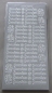Preview: Stickerbogen 10 x 23 cm "Gutschein" silber