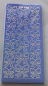 Preview: Stickerbogen 10 x 23 cm holografisch Schleifen blau
