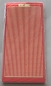 Preview: Stickerbogen 10 x 23 cm Aufkleber Prismatic Wellen rot