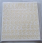 Preview: Stickerbogen MD-Scrapbook-Sticker Zahlen transparent gold