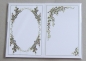 Preview: Kartenaufleger 11 x 7 cm, 2 x 5 Stück Florale Dekoration