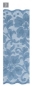 Preview: Elastische Spitze 10 cm breit pro Meter bleu-lavande