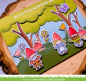 Preview: Lawn Fawn Die Schneideschablone Puffy Cloud Backdrop Landscape Dies