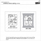 Preview: Lawn Fawn Window Scene Transparente Stempel Clear Stamps Frühling Spring
