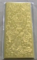 Preview: Le Suh Stickerbogen 10 x 23 cm Weihnachtsgesteck gold