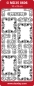 Preview: MD Sticker transparent Rahmen, Ecken, Blumen gold