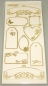 Preview: MD Sticker transparent Labels mit Loch gold